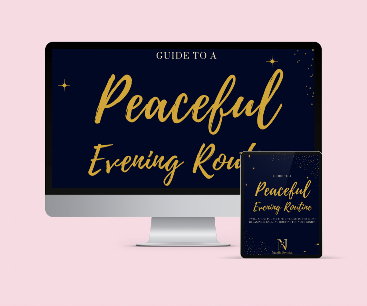 Guide to a peaceful evening routine e-book